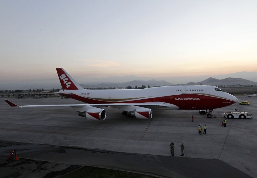 Llega a Chile el Avion Gologal SuperTanker