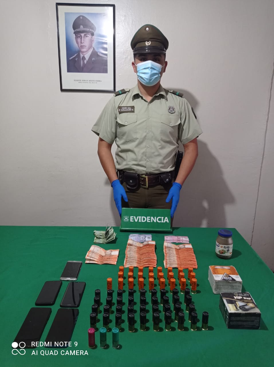 Carabineros detuvo a cinco sujetos con drogas, dinero en efectivo y ...