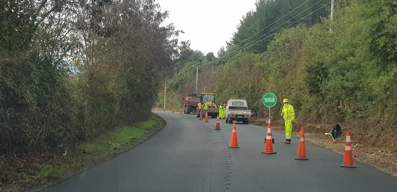 MOP efectúa obras de mejoramiento de la ruta Linares Embalse Ancoa ...